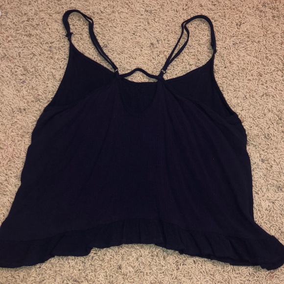 purple button tank top - Picture 2 of 3